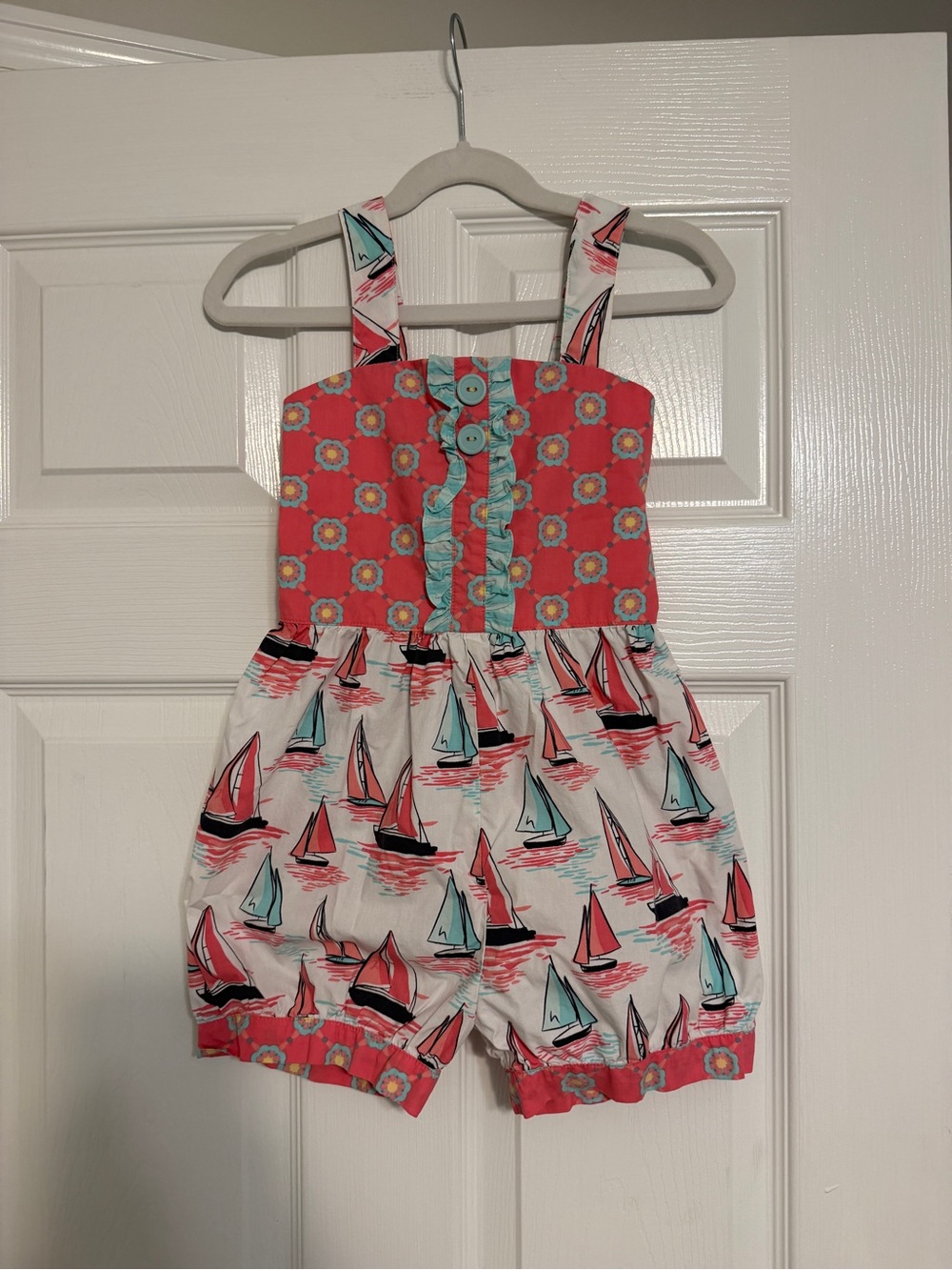 Eleanor Rose Sailboat Romper